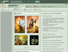Tablet Screenshot of club-fairies.deviantart.com