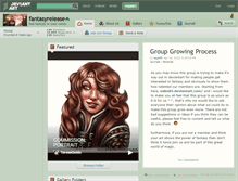 Tablet Screenshot of fantasyrelease.deviantart.com