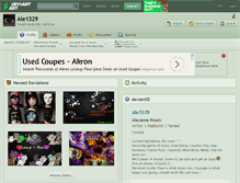 Tablet Screenshot of ale1329.deviantart.com