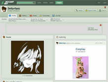Tablet Screenshot of delta-kaoz.deviantart.com