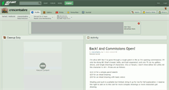 Desktop Screenshot of crescentsabre.deviantart.com