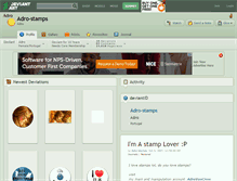 Tablet Screenshot of adro-stamps.deviantart.com