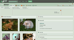 Desktop Screenshot of delmons.deviantart.com