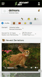 Mobile Screenshot of delmons.deviantart.com