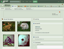 Tablet Screenshot of delmons.deviantart.com