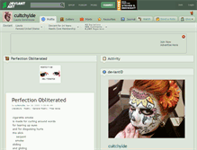 Tablet Screenshot of cultchylde.deviantart.com