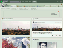 Tablet Screenshot of falksen.deviantart.com