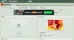 Desktop Screenshot of krassandra.deviantart.com