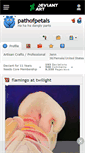 Mobile Screenshot of pathofpetals.deviantart.com