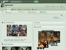 Tablet Screenshot of dafnecullen.deviantart.com