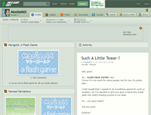 Tablet Screenshot of moosemix.deviantart.com