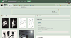Desktop Screenshot of gunni.deviantart.com