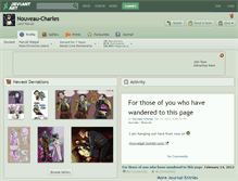 Tablet Screenshot of nouveau-charles.deviantart.com