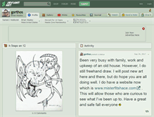 Tablet Screenshot of gorthos.deviantart.com