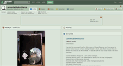 Desktop Screenshot of lamentableambiance.deviantart.com