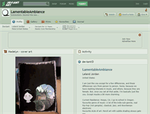Tablet Screenshot of lamentableambiance.deviantart.com