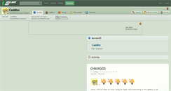 Desktop Screenshot of caddles.deviantart.com