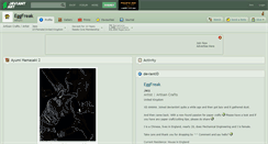 Desktop Screenshot of eggfreak.deviantart.com