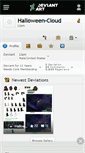 Mobile Screenshot of halloween-cloud.deviantart.com