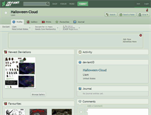 Tablet Screenshot of halloween-cloud.deviantart.com