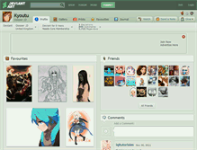 Tablet Screenshot of kyoutu.deviantart.com