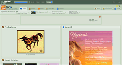Desktop Screenshot of naryu.deviantart.com