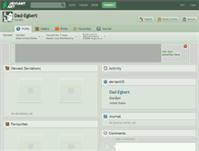 Tablet Screenshot of dad-egbert.deviantart.com