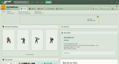 Desktop Screenshot of martialrocks.deviantart.com