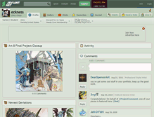 Tablet Screenshot of eckness.deviantart.com