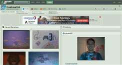 Desktop Screenshot of creativeartisit.deviantart.com