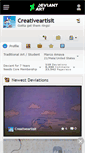 Mobile Screenshot of creativeartisit.deviantart.com