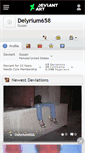 Mobile Screenshot of delyrium658.deviantart.com