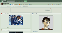 Desktop Screenshot of emotioncat.deviantart.com