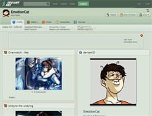 Tablet Screenshot of emotioncat.deviantart.com