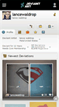 Mobile Screenshot of lancewaldrop.deviantart.com