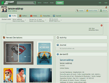 Tablet Screenshot of lancewaldrop.deviantart.com
