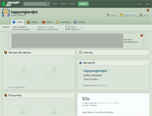 Tablet Screenshot of happyenglandplz.deviantart.com