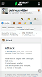 Mobile Screenshot of delirious-kitten.deviantart.com