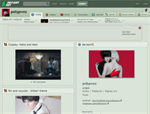 Tablet Screenshot of pollypwnz.deviantart.com