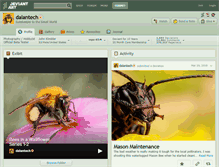 Tablet Screenshot of dalantech.deviantart.com