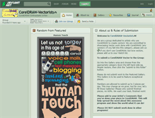 Tablet Screenshot of coreldraw-vectorists.deviantart.com