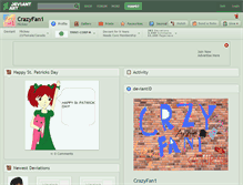 Tablet Screenshot of crazyfan1.deviantart.com