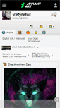 Mobile Screenshot of icefyrefox.deviantart.com