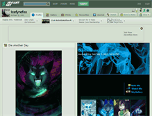 Tablet Screenshot of icefyrefox.deviantart.com