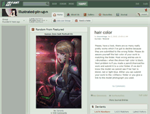 Tablet Screenshot of illustrated-pin-up.deviantart.com