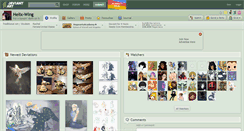 Desktop Screenshot of helix-wing.deviantart.com