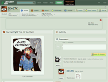 Tablet Screenshot of ech-ztx.deviantart.com