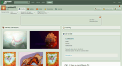 Desktop Screenshot of lumina93.deviantart.com