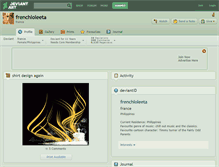Tablet Screenshot of frenchloleeta.deviantart.com