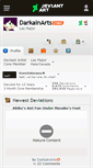 Mobile Screenshot of darkainarts.deviantart.com